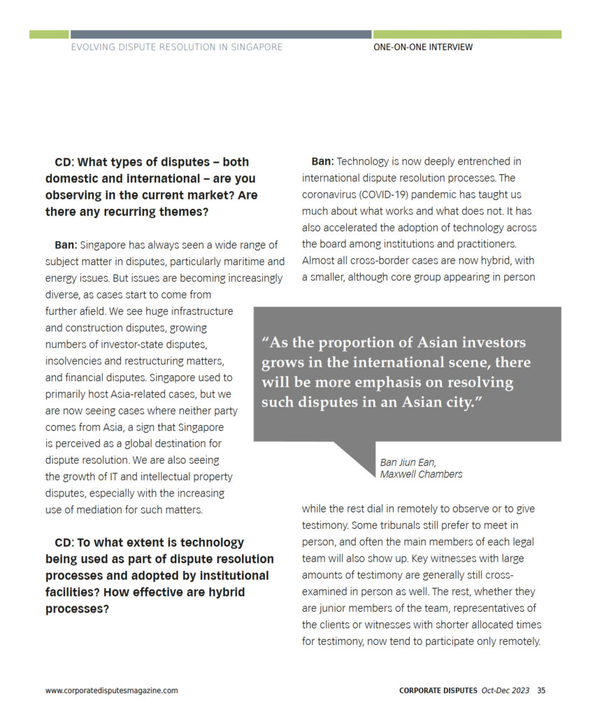 Corporate Disputes Oct-Dec 2023 (Pg 35)